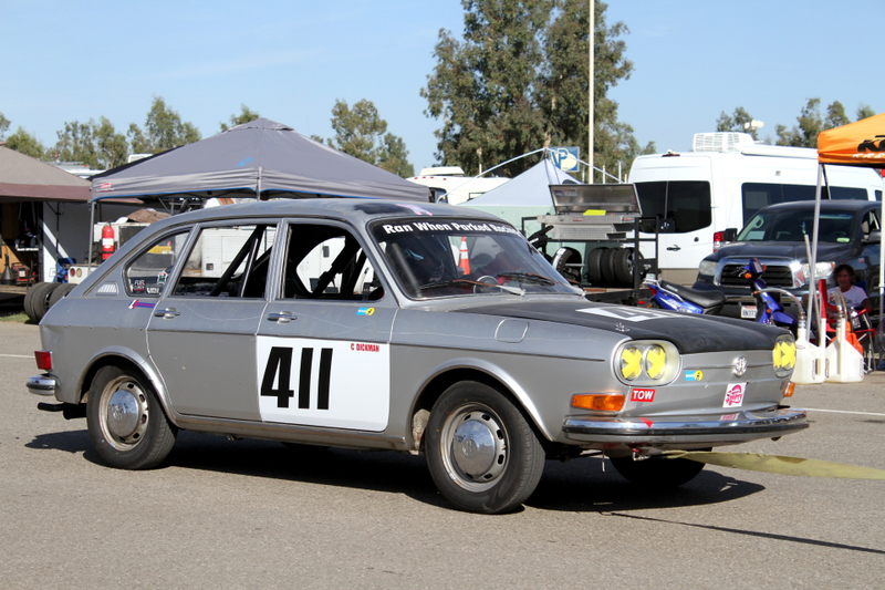 Exciting racing action! Note the tow strap.